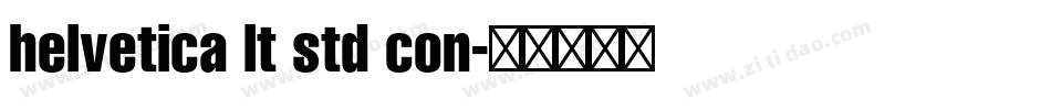 helvetica lt std con字体转换